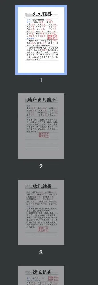 1000多套餐饮小吃技术配方大全电子版-洛柒笔记