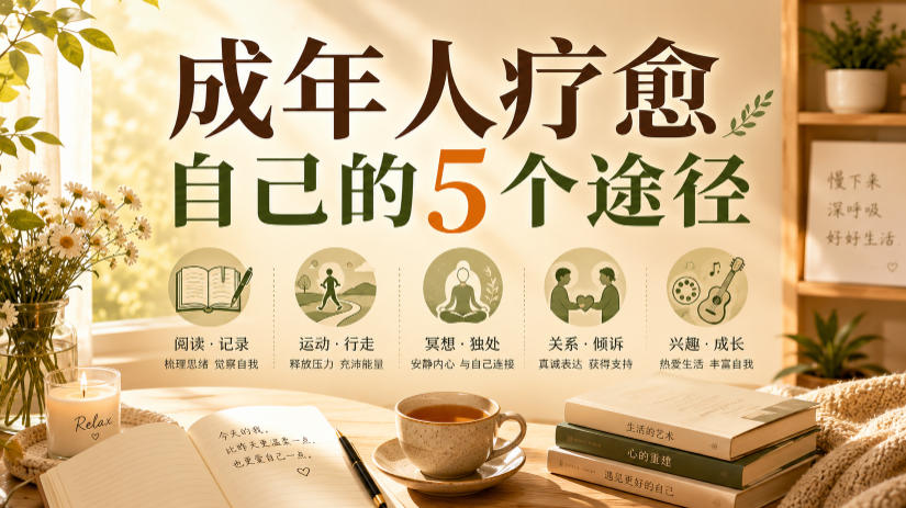 付费文章：成年人疗愈自己的5个途径-洛柒笔记