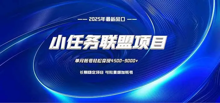 小任务联盟项目：一台电脑每天只需10分钟，轻松简单稳定-洛柒笔记