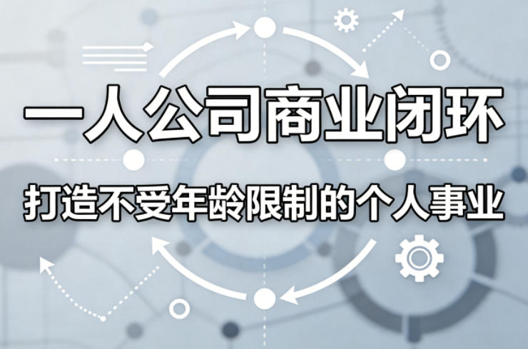 一人公司商业闭环，打造一份不受年龄限制的个人事业-洛柒笔记