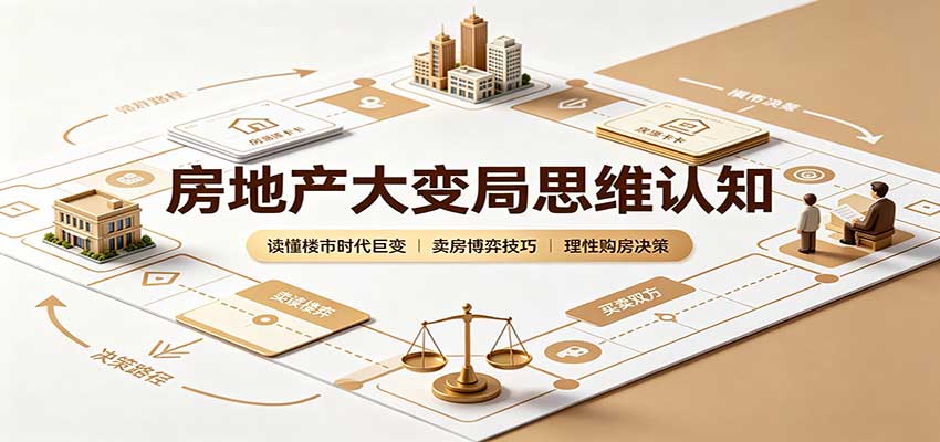 房地产大变局思维认知：读懂楼市时代巨变，卖房博弈技巧，理性购房决策-洛柒笔记