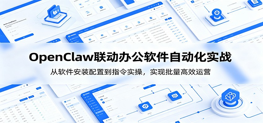 OpenClaw自动化实操课：从软件安装配置到指令实操，实现批量高效运营-洛柒笔记