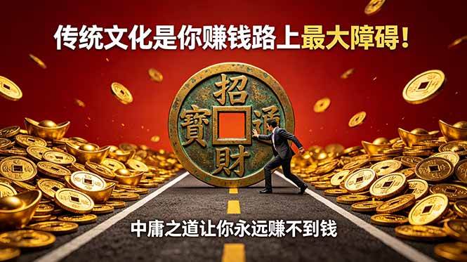 （18872期）付费文章：传统文化是你赚钱路上最大障碍！中庸之道让你永远赚不到钱-洛柒笔记