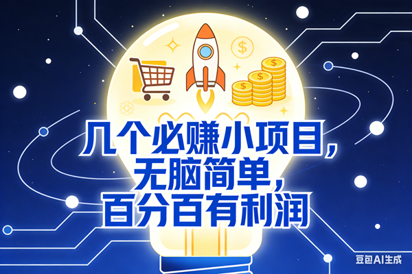 （17406期）9个必赚小项目，无脑简单，百分百有利润，副业首选，日入300+-洛柒笔记