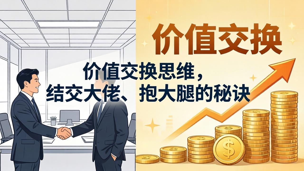 某付费文章：价值交换思维，结交大佬、抱大腿的秘诀-洛柒笔记