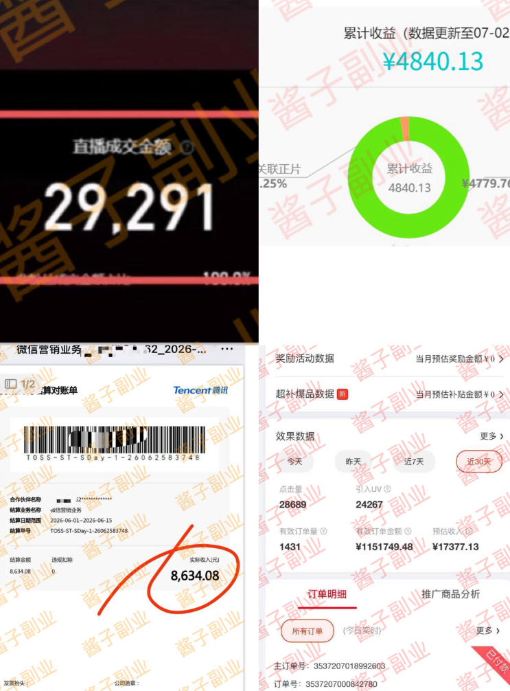 985十年互联网老兵亲测：2026年多个真实落地副业项目，手把手带你搭建被动收入管道（淘宝无人直播、TK拉新、代运营、CSGO……）【揭秘】-洛柒笔记