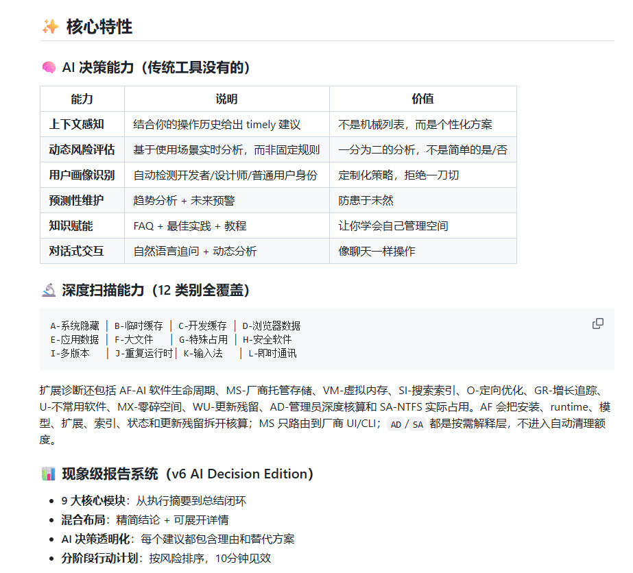 开源C盘清理的Skill也来了！更智能的磁盘清理，一句话让你的电脑C盘多出30GB空间，免费用c-disk-cleaner