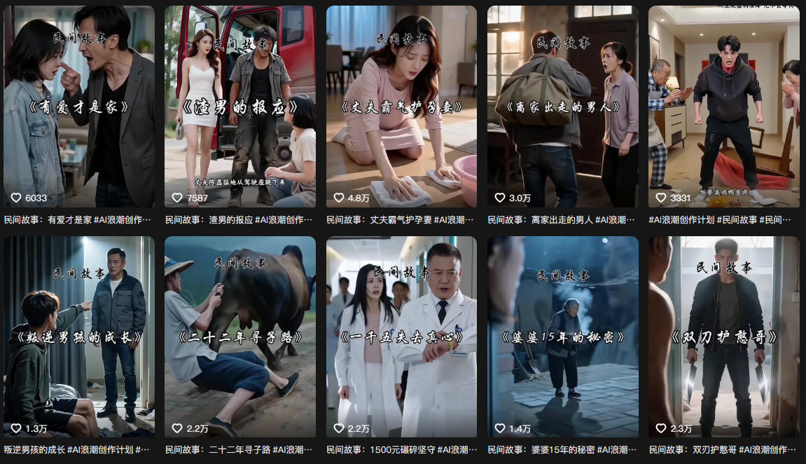 抖音93W粉丝博主老朱故事会亲授AI都市故事短视频教学，从选题到成片的全过程，小白也能够快速起号涨粉接广告变现-洛柒笔记