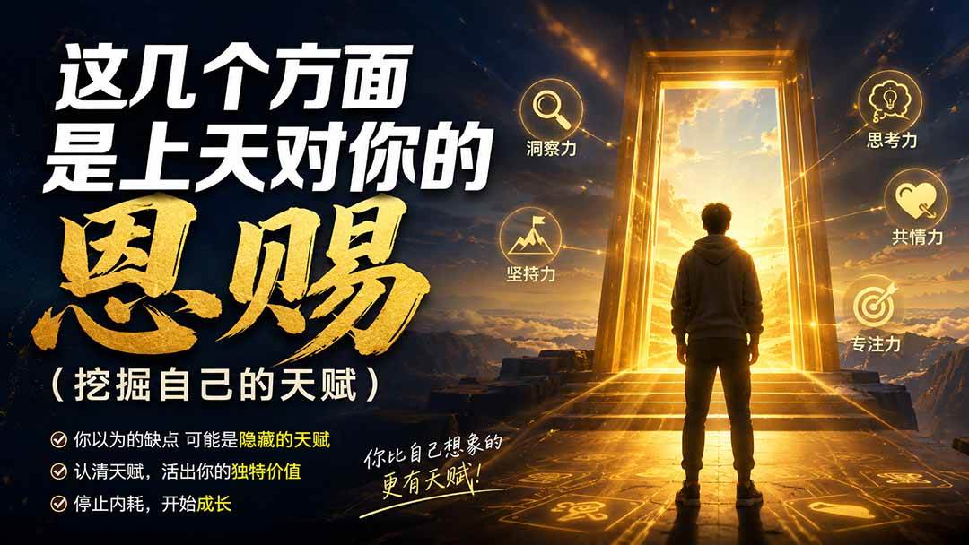 （19964期）付费文章：这几个方面是上天对你的恩赐（挖掘自己的天赋）-洛柒笔记