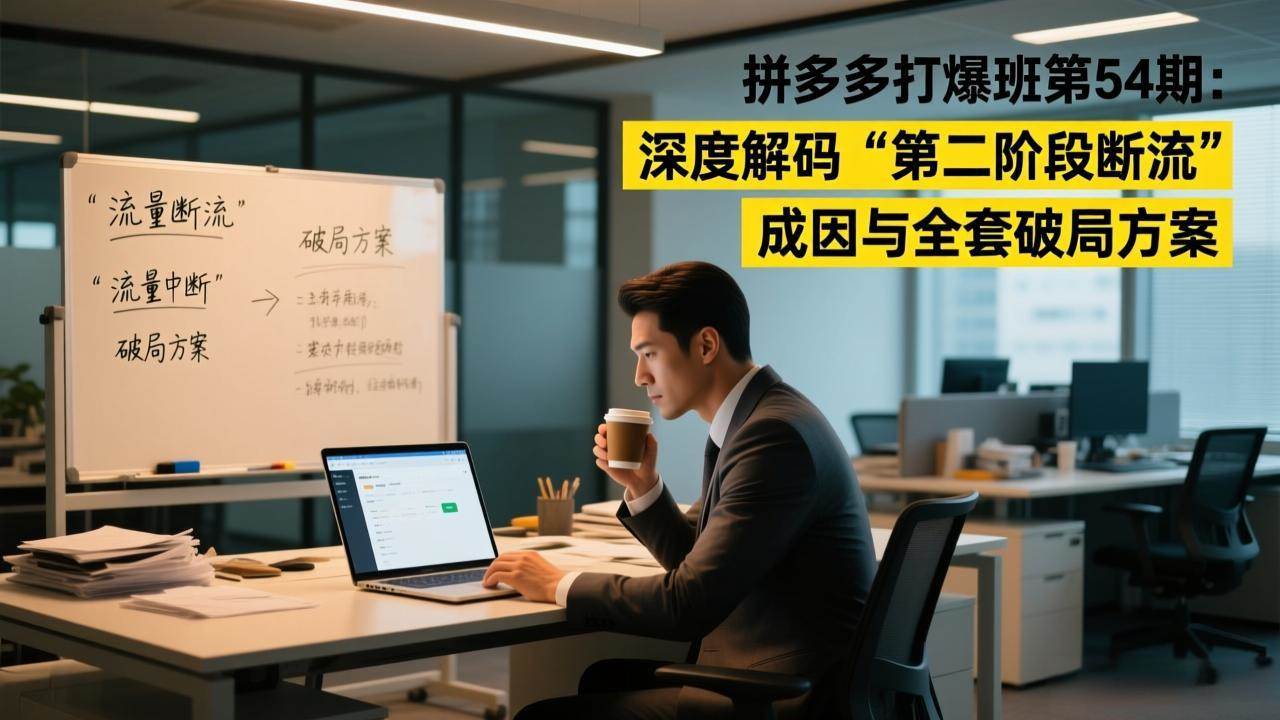 （17163期）拼多多打爆班第54期：深度解码“第二阶段断流”成因与全套破局方案-洛柒笔记