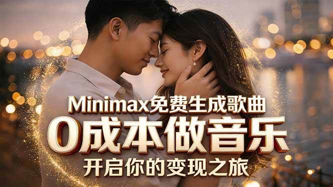 （18401期）Minimax免费生成歌曲实测！0成本做音乐，说唱流行Lofi一键生成-洛柒笔记