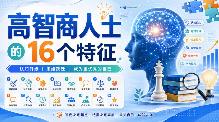 付费文章：高智商人士的16个特征-洛柒笔记