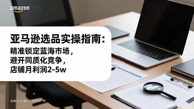 （16523期）亚马逊选品实操指南：精准锁定蓝海市场，避开同质化竞争，店铺月利润2-5w-洛柒笔记