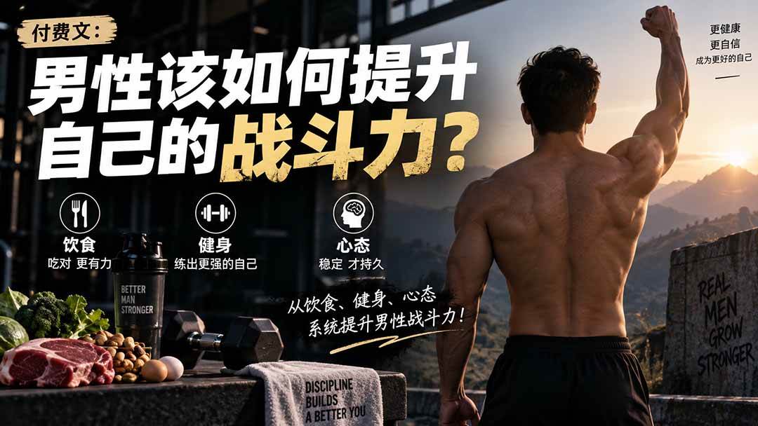 （20421期）付费文章：男性该如何提升自己的战斗力？-洛柒笔记