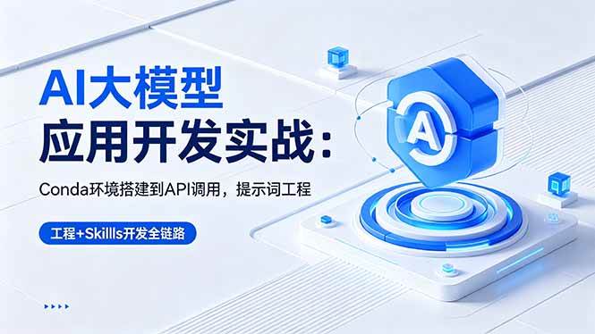 （18518期）AI 大模型应用开发实战：Conda环境搭建到API调用，提示词工程+Skills开发全链路-洛柒笔记