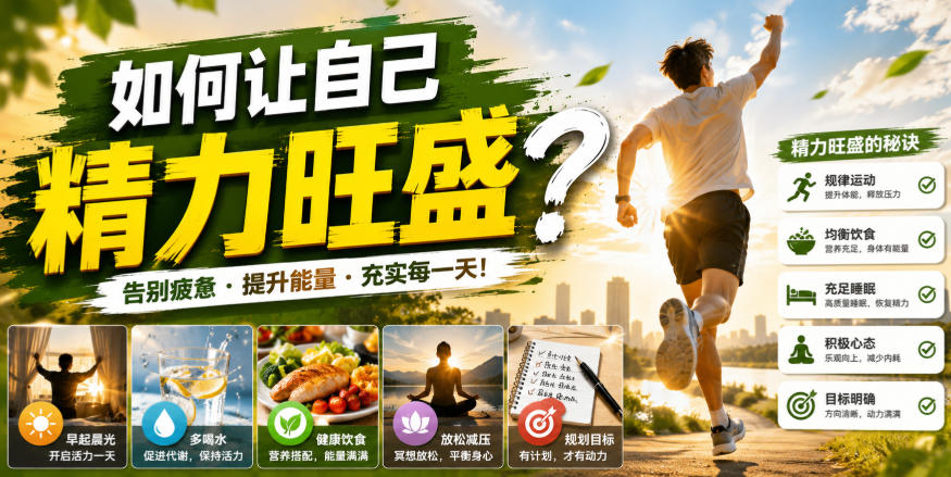 付费文章：如何让自己精力旺盛？-洛柒笔记