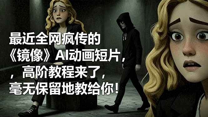 图片[1]-（16427期）最近全网疯传的《镜像》AI动画短片，高阶教程来了，毫无保留地教给你！-洛柒笔记