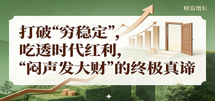 公众号付费文章《打破 “穷稳定”，吃透时代红利，“闷声发大财”的终极真谛》-洛柒笔记