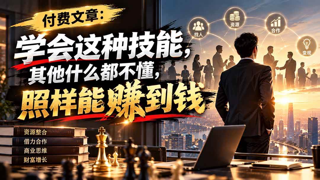 （20920期）付费文章：学会这种技能，其他什么都不懂，照样能賺到钱-洛柒笔记