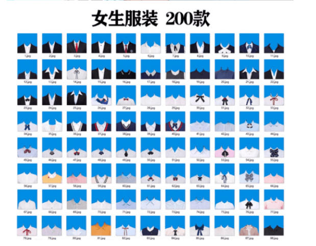 全网最全版本！证件照素材合集，近40GB素材文件，涵盖男女儿童结婚、海马体、形象照、五官全套素材