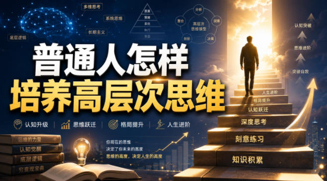 付费文章：普通人怎样培养高层次思维-洛柒笔记