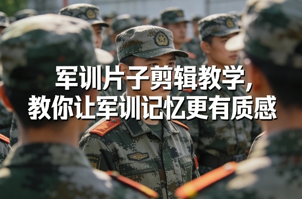 军训片子剪辑教学，教你让军训记忆更有质感-洛柒笔记