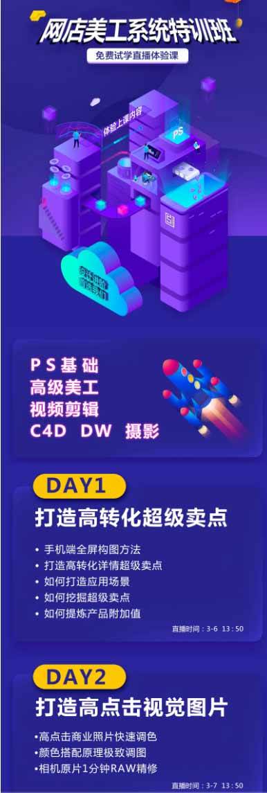 （19435期）网店美工系统精英班-7月：PS基础×主图设计×海报实战×详情页×首页装修×产品修图×视频剪辑×人像精修。-洛柒笔记