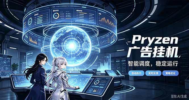 （21102期）Pryzen广告全自动挂机给自己一个交代，门槛低，零基础小白也可以快速上手-洛柒笔记