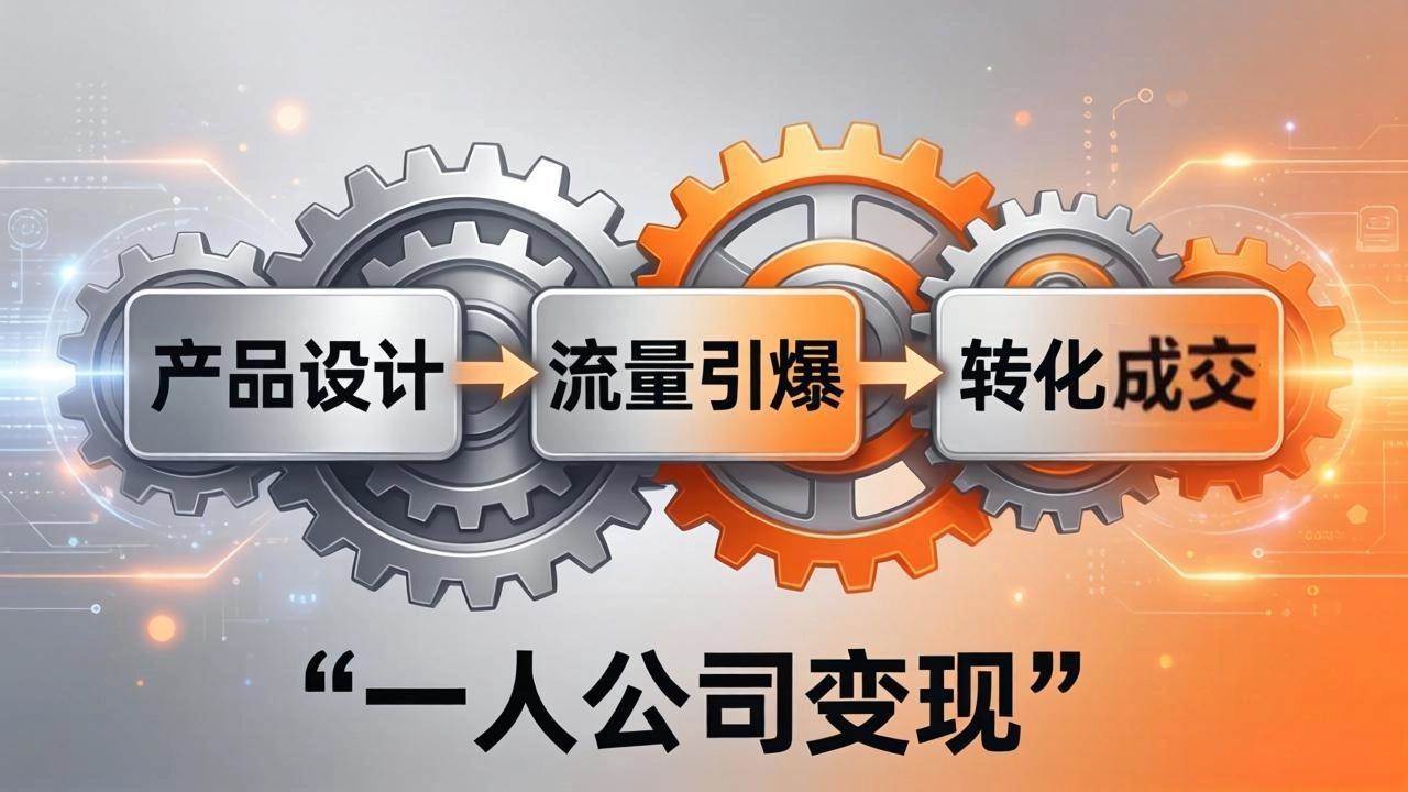 （17864期）一人公司变现全攻略：产品设计+流量引爆+转化成交，打造不受年龄限制的长期事业-洛柒笔记