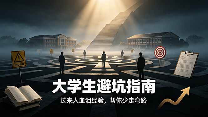 （19195期）付费文章：大学生避坑指南 ，过来人血泪经验，帮你少走弯路-洛柒笔记