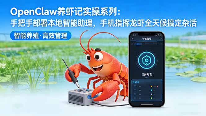 OpenClaw养虾记实操系列：手把手部署本地智能助理，手机指挥龙虾全天候搞定杂活-洛柒笔记