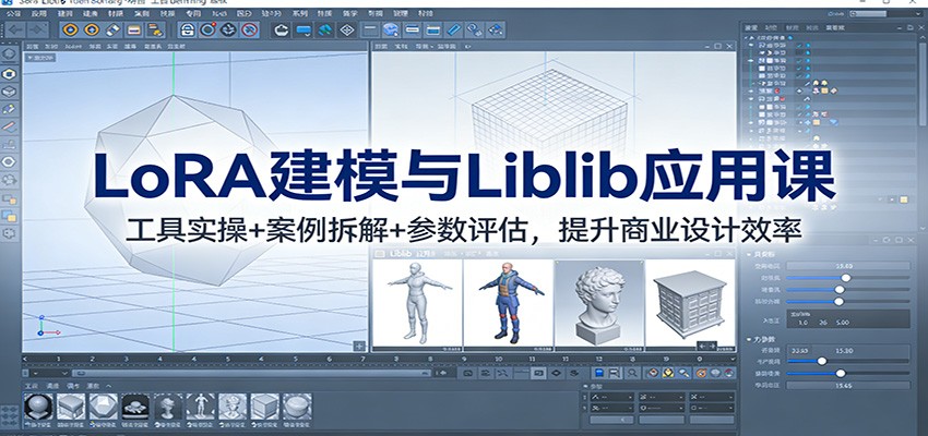 LoRA建模与Liblib应用课：工具实操+案例拆解+参数评估，提升商业设计效率-洛柒笔记