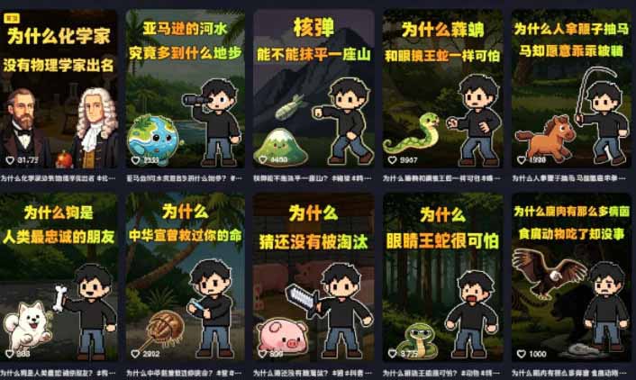 卡通类科普内容制作速成课，兼具专业性与趣味性，低门槛入局持续产出稳拿平台伙伴计划+精选独家收益-洛柒笔记