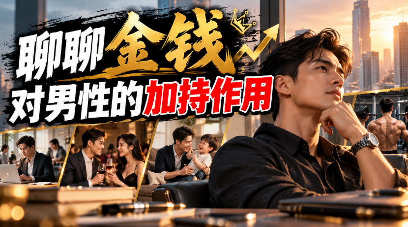某公众号付费文章：聊聊金钱对男性的加持作用-洛柒笔记