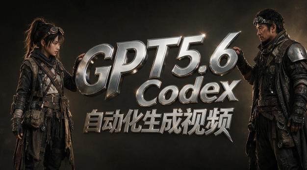 （19393期）GPT5.6+Codex自动化视频生成：提示词设计×角色设定×封面海报×工作流思路，高效产出AI视频-洛柒笔记