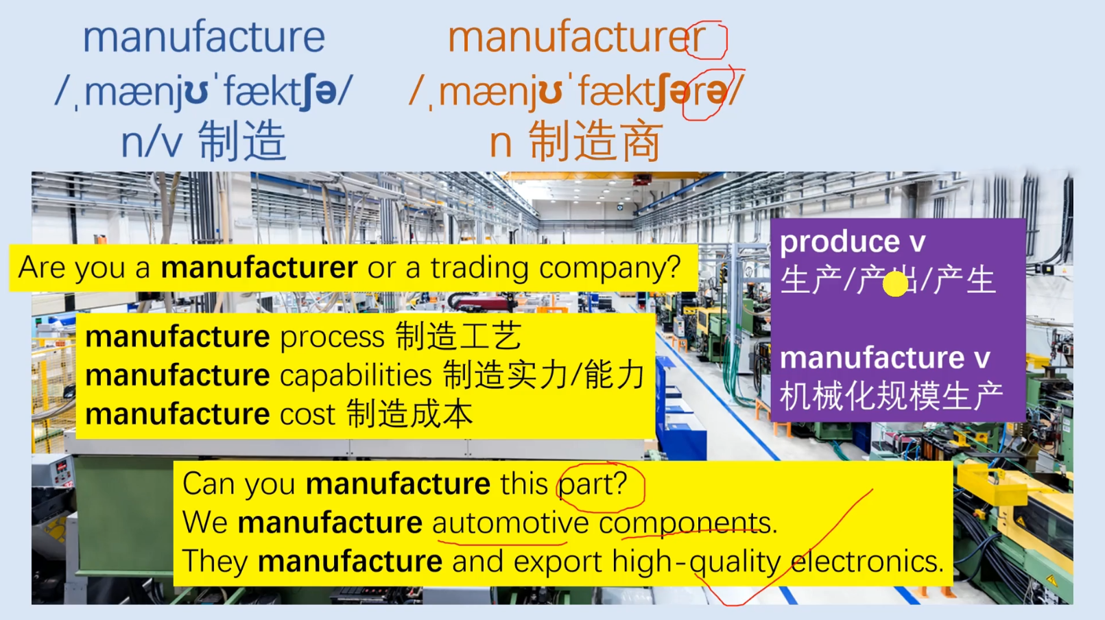 Mr曹·实用外贸制造业英语课程-洛柒笔记
