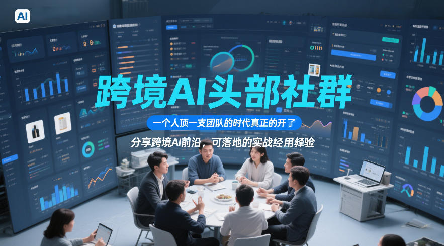 跨境AI头部社群，一个人顶一支团队的时代真正的开始了，分享跨境AI前沿，可落地的实战经验（更新6月29日）-洛柒笔记