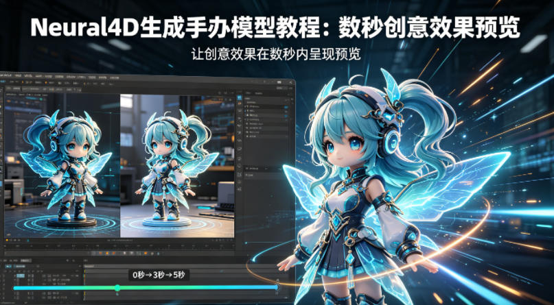 Neural4D生成手办模型教程，让创意效果在数秒内呈现预览-洛柒笔记