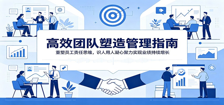 高效团队塑造管理指南：重塑员工责任思维，识人用人凝心聚力实现业绩持续增长-洛柒笔记