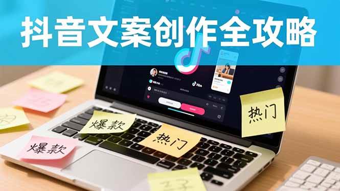 （16482期）抖音文案创作全攻略：爆款标题九大绝招,100个模版直接套用,月入过万不是梦-洛柒笔记