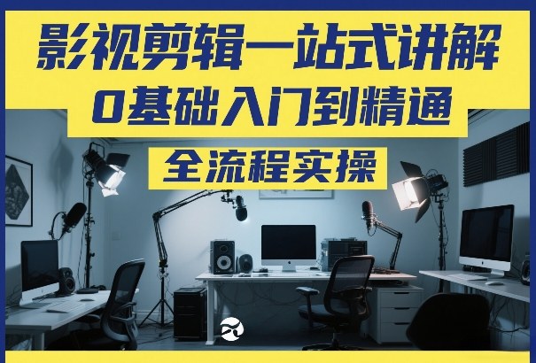 影视剪辑一站式讲解，0基础入门到精通，全流程实操-洛柒笔记
