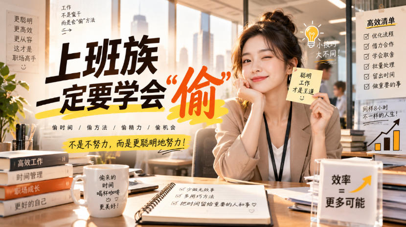 某社群精选付费文：上班族一定要学会“偷“-洛柒笔记