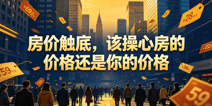付费文章：房价触底，该操心房的价格还是你的价格-洛柒笔记