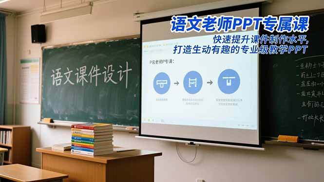 （16596期）语文老师PPT专属课：快速提升课件制作水平，打造生动有趣的专业级教学PPT-洛柒笔记