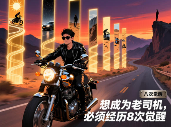 付费文章：想成为老司机，必须经历8次觉醒-洛柒笔记
