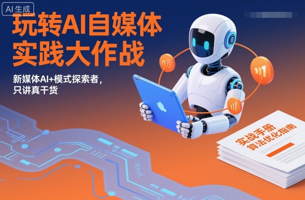 玩转AI自媒体实践大作战，新媒体AI+模式探索者，只讲真干货-洛柒笔记