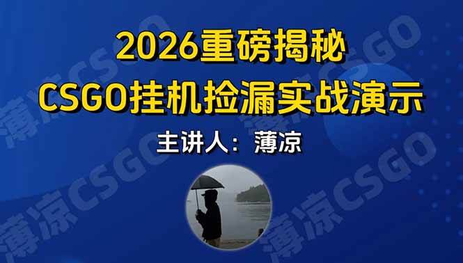 （17258期）CSGO游戏挂机游戏搬砖最新升级，普通小白一部手机可日入300+当天见结果，支持验证-洛柒笔记