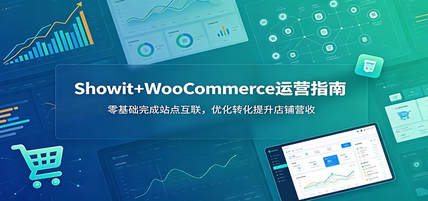 Showit+WooCommerce运营指南：零基础完成站点互联，优化转化提升店铺营收-洛柒笔记