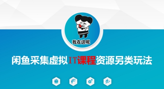 闲鱼采集虚拟IT课程资源另类玩法，干货满满-洛柒笔记