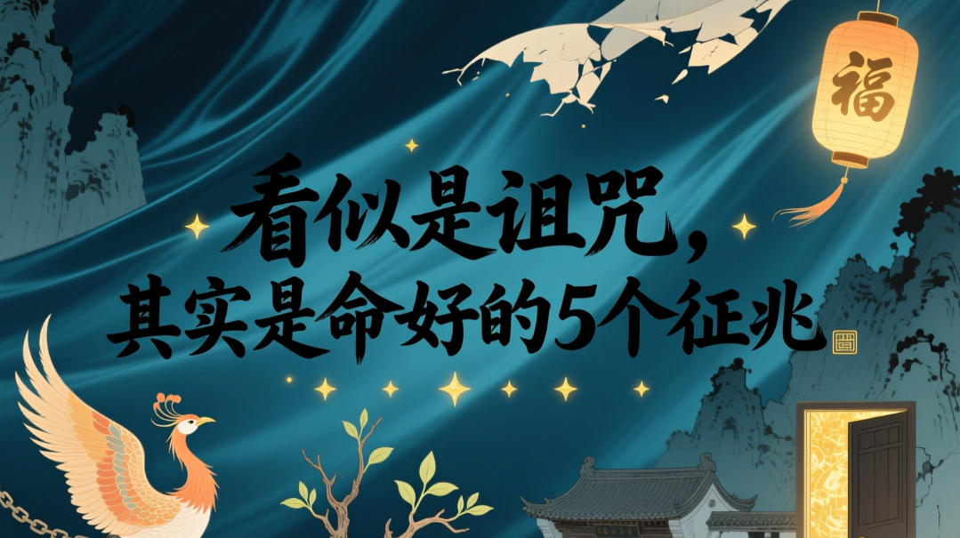 付费文章：看似是诅咒，其实是命好的5个征兆-洛柒笔记